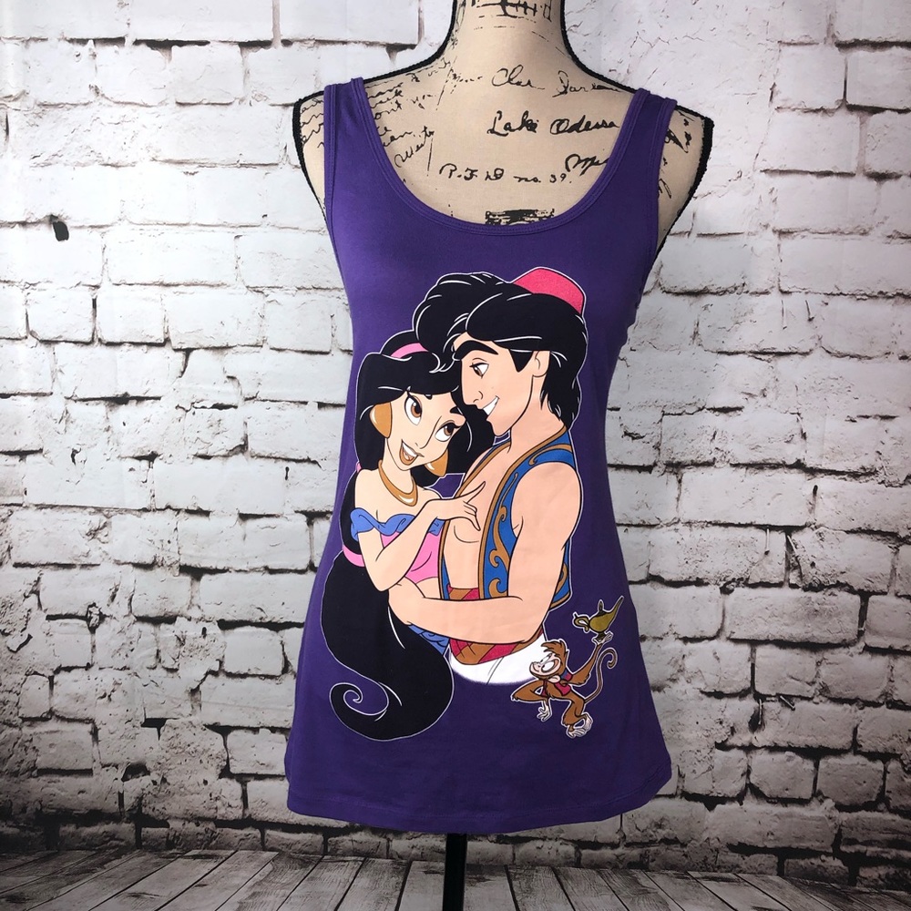 Disney Aladdin Purple Tank Top